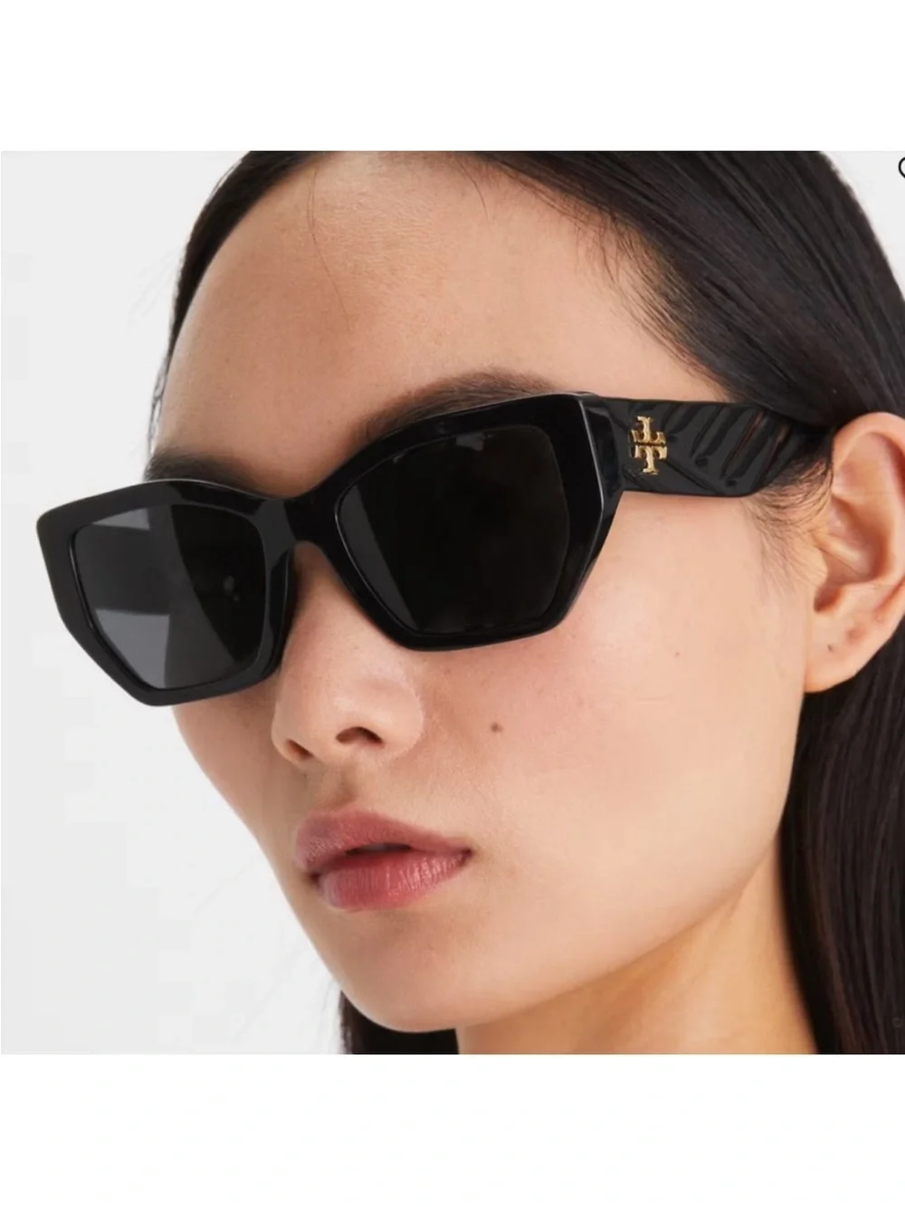 Tory Burch KIRA OVERSIZED GEOMETRIC SUNGLASSES